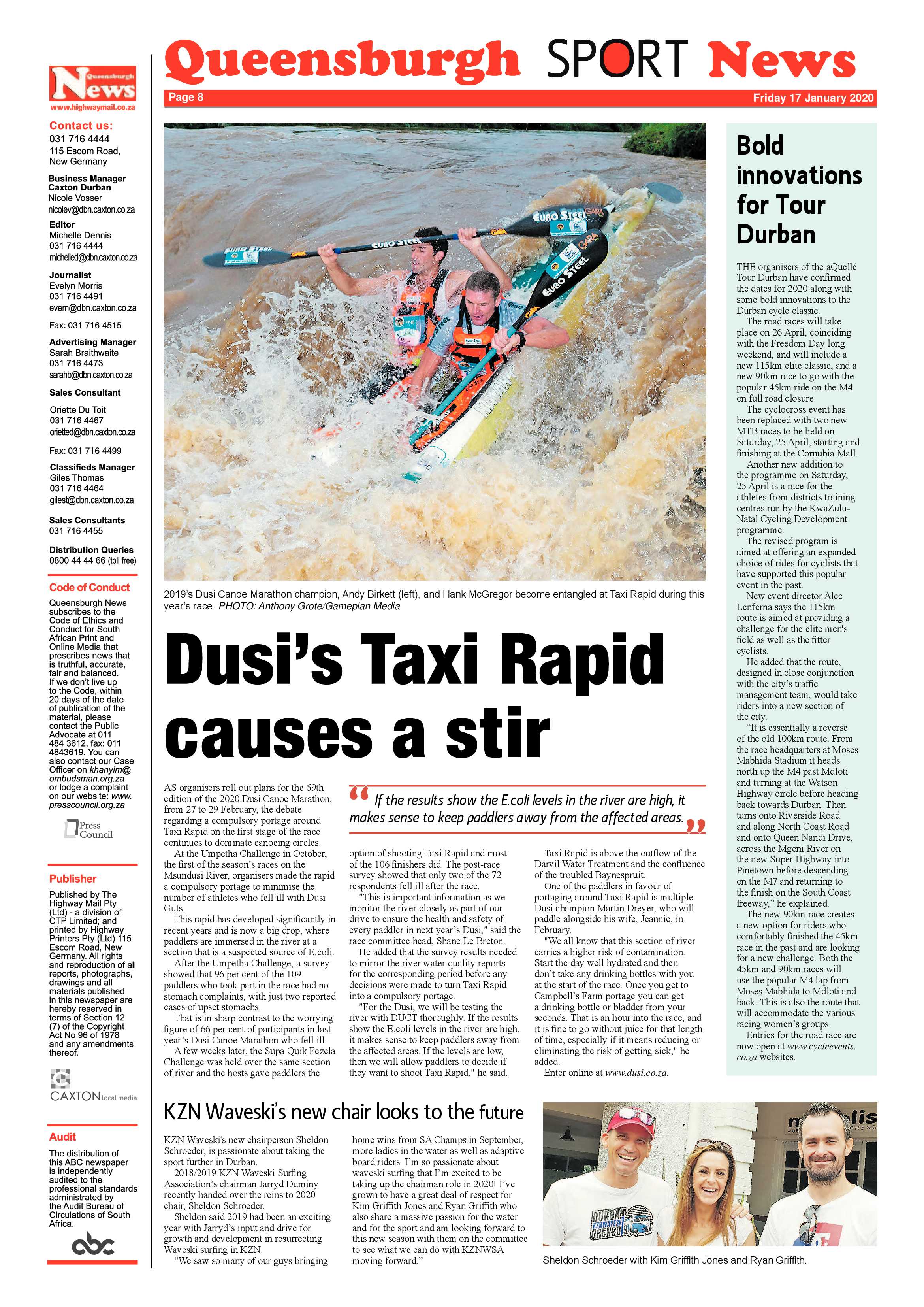 Queensburgh News January 2020 page 8