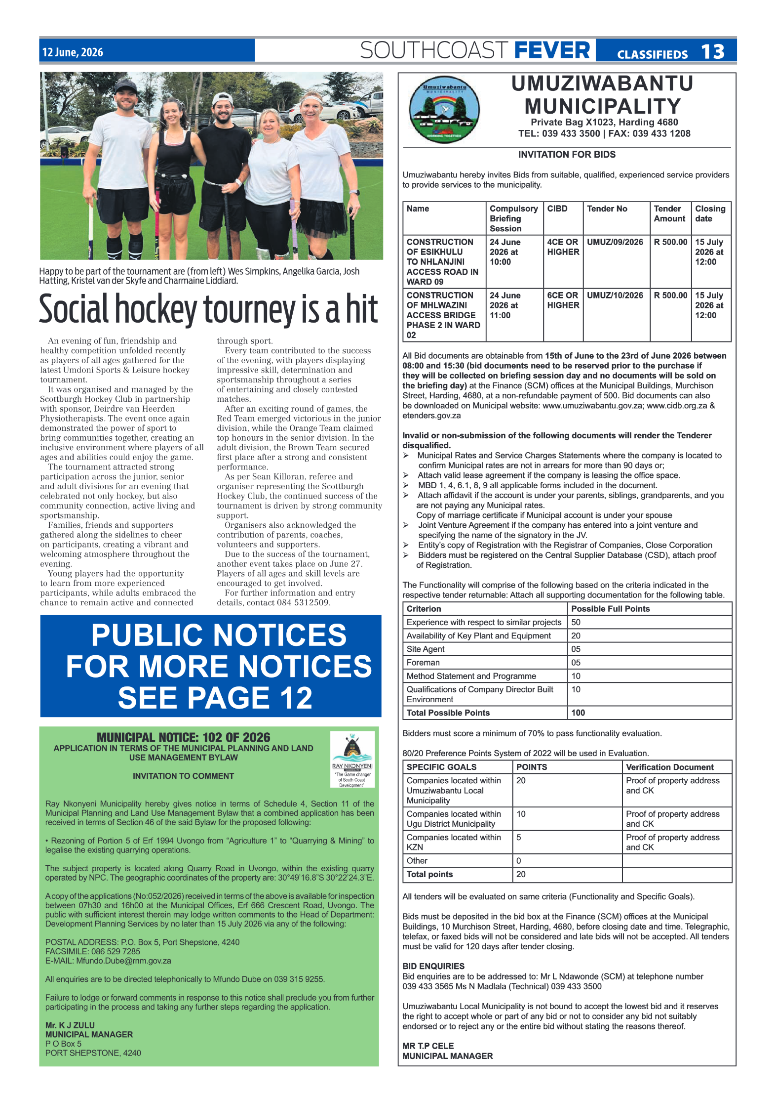 SCF 12 June page 13