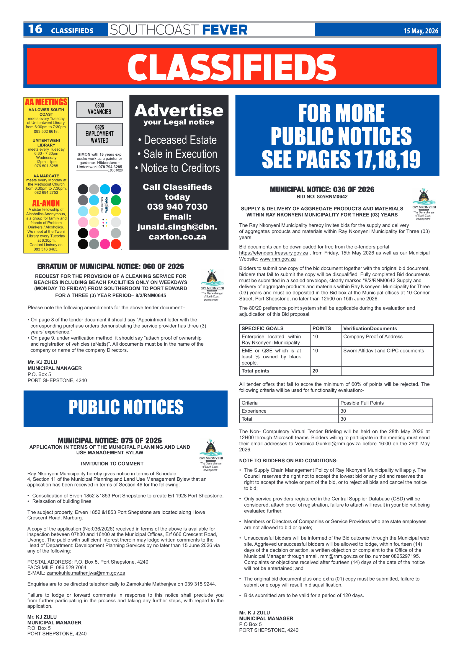 SCF 15 May page 16