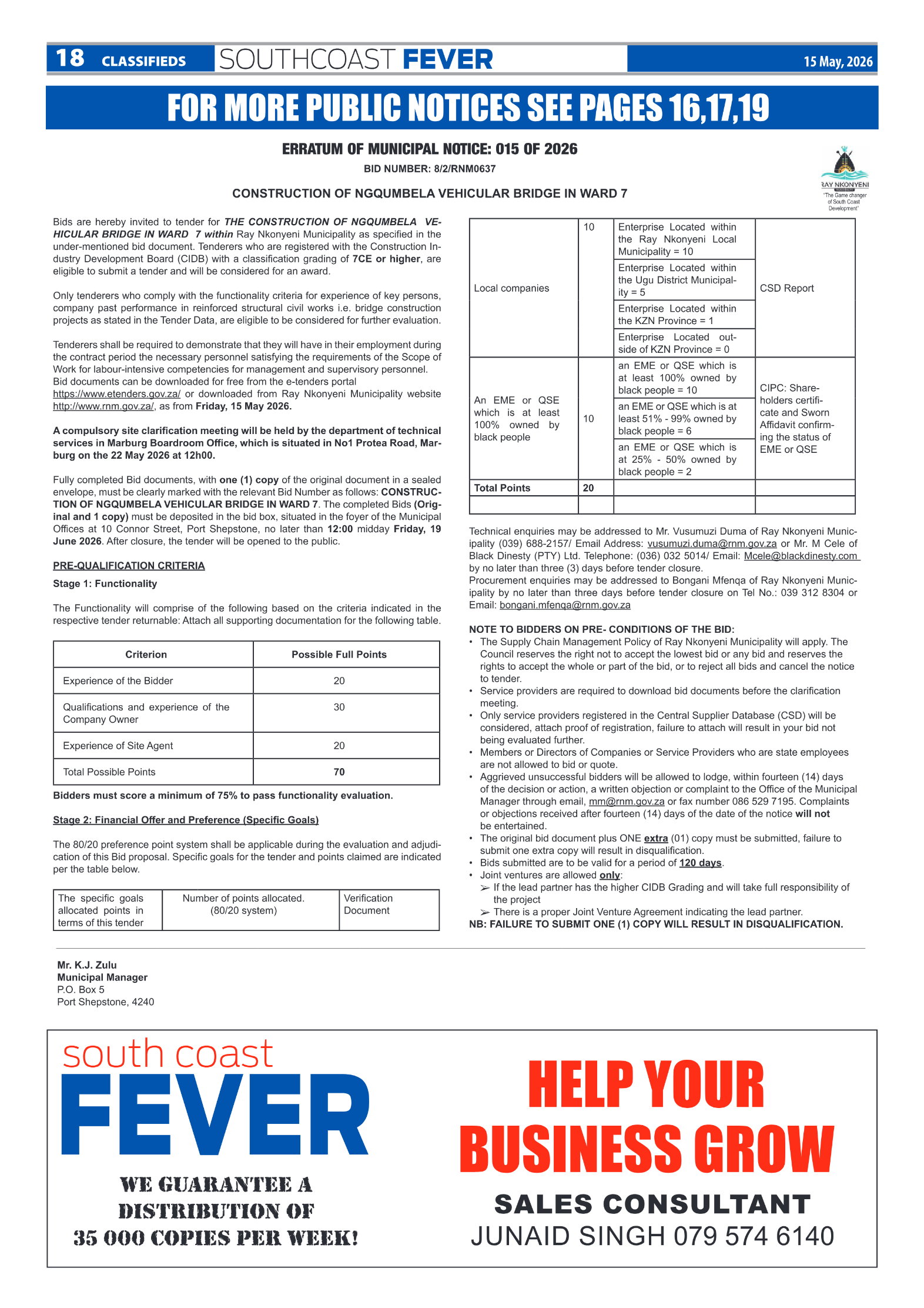 SCF 15 May page 18