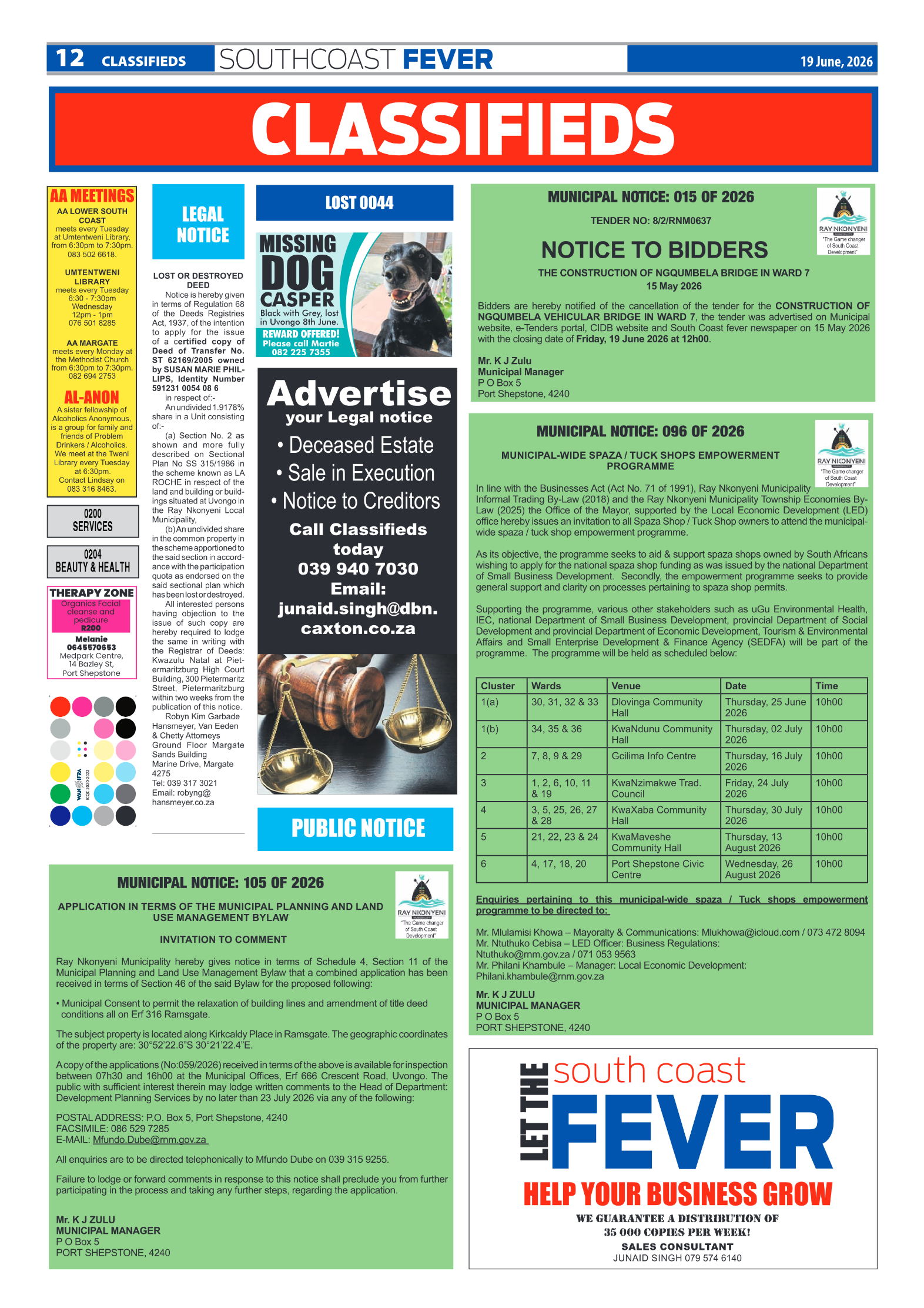 SCF 19 June page 12