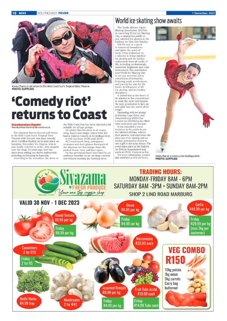 South Coast Fever 1 Dec page 10
