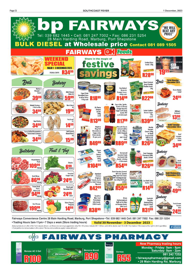 South Coast Fever 1 Dec page 13