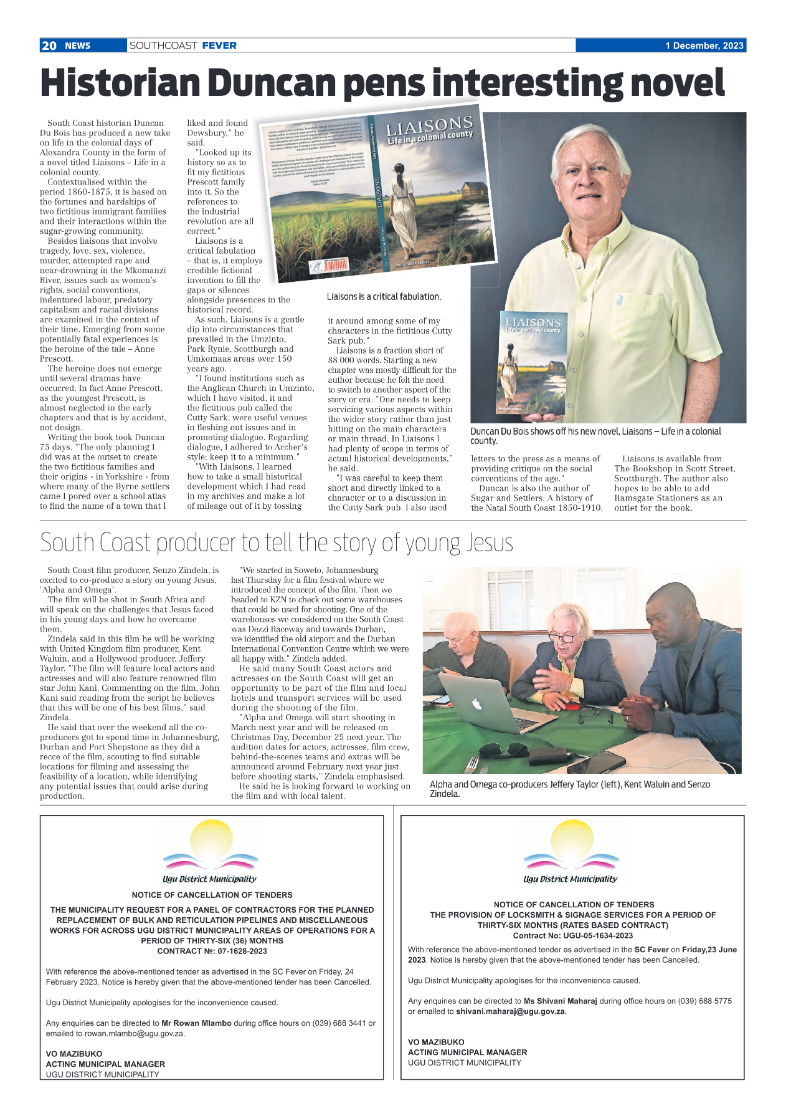 South Coast Fever 1 Dec page 20