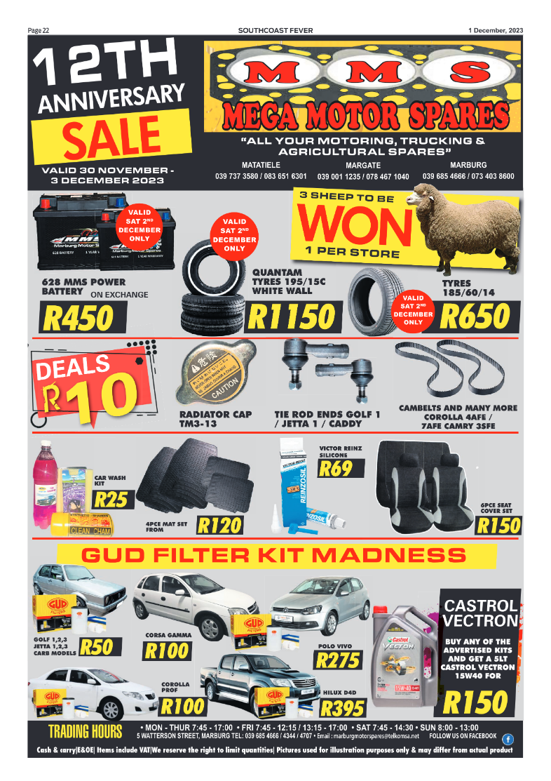 South Coast Fever 1 Dec page 22