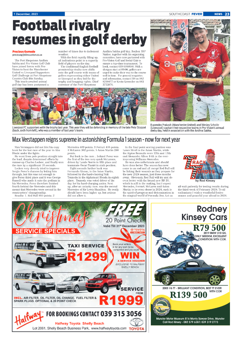 South Coast Fever 1 Dec page 23