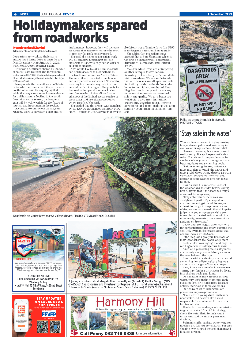 South Coast Fever 1 Dec page 4