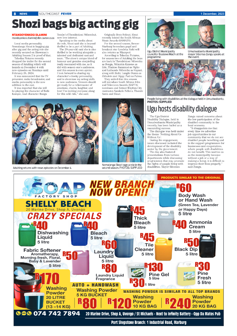 South Coast Fever 1 Dec page 8