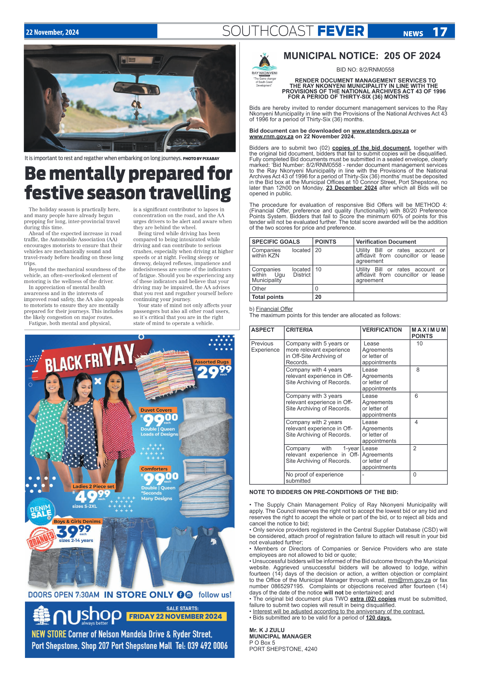 SCF 22 Nov page 19