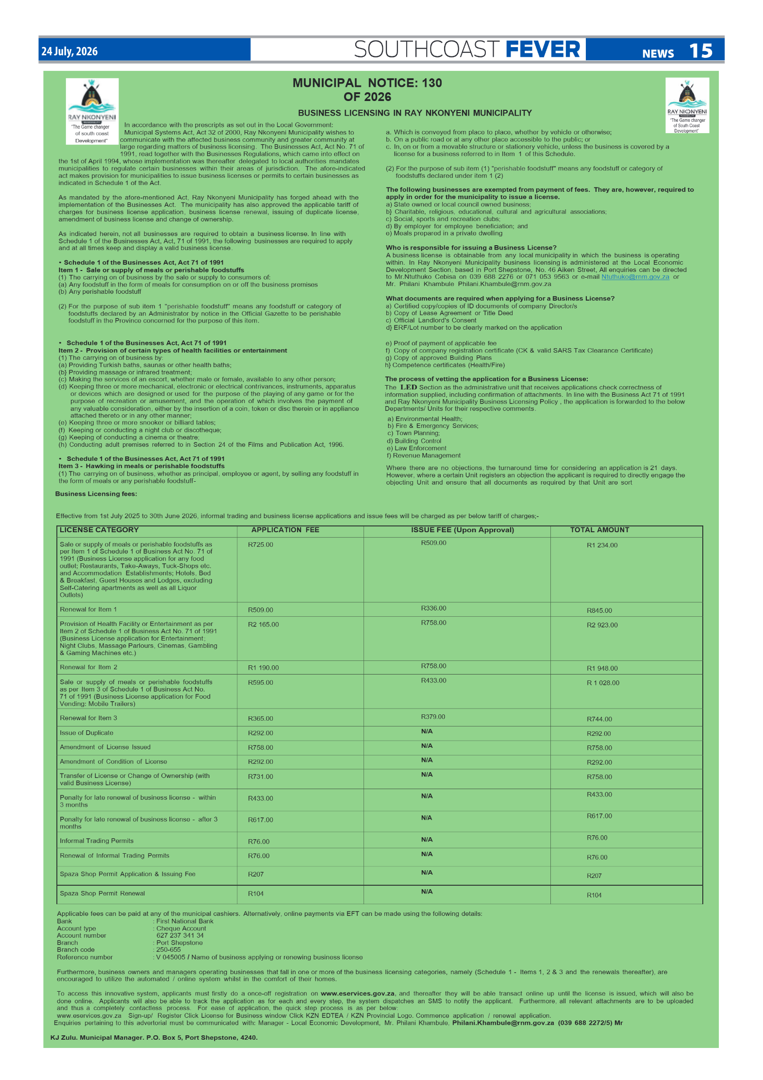 SCF 24 July page 15