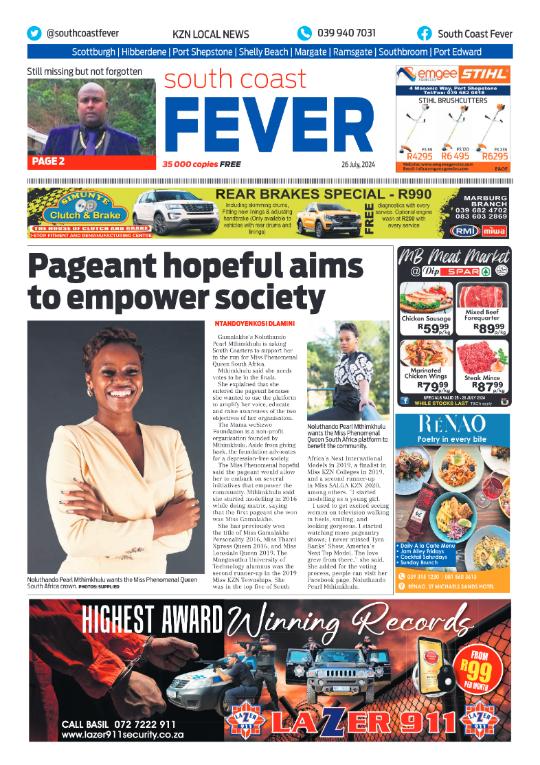 SCF 26 July page 1