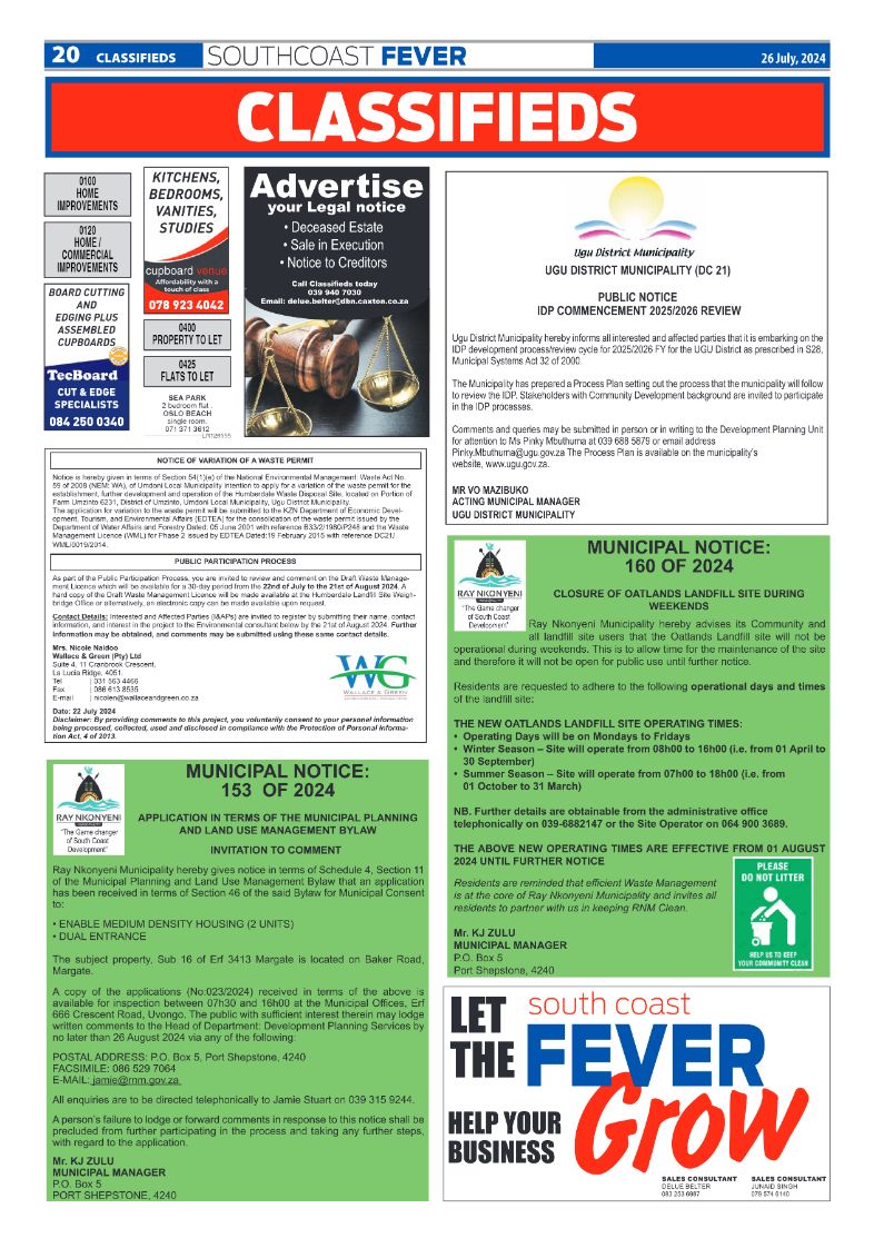 SCF 26 July page 20