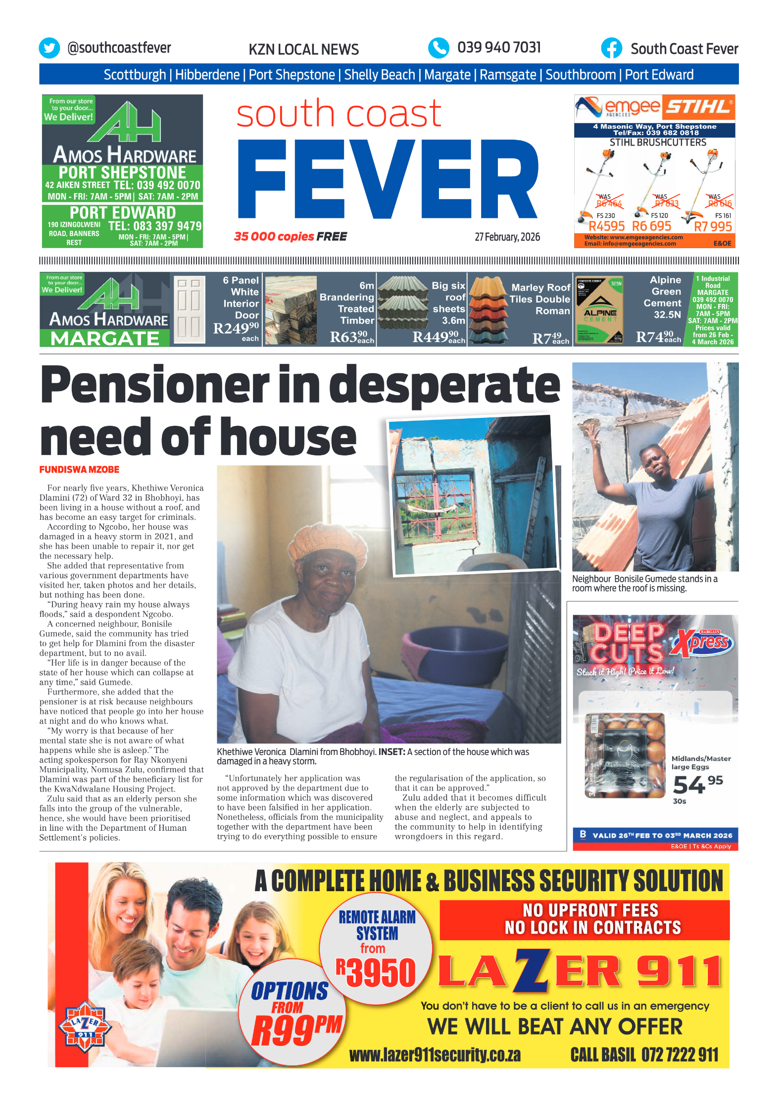 SCF 27 Feb page 1