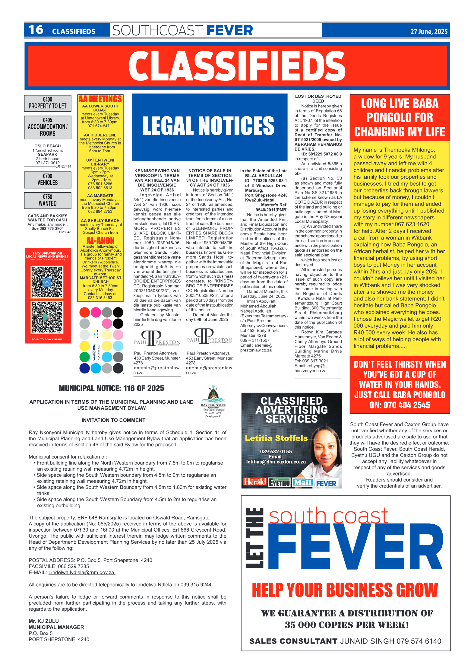 SCF 27 June page 16