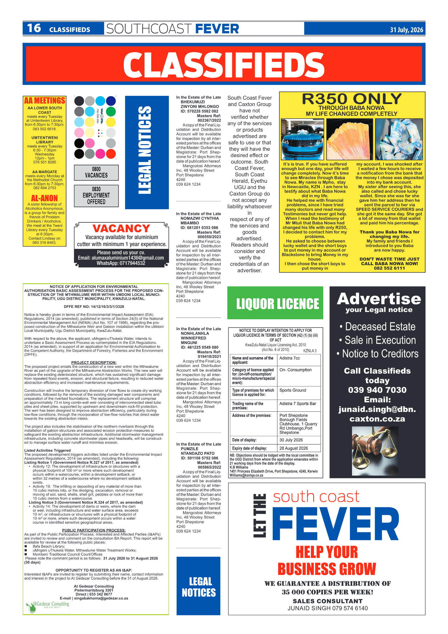 SCF 31 July page 16