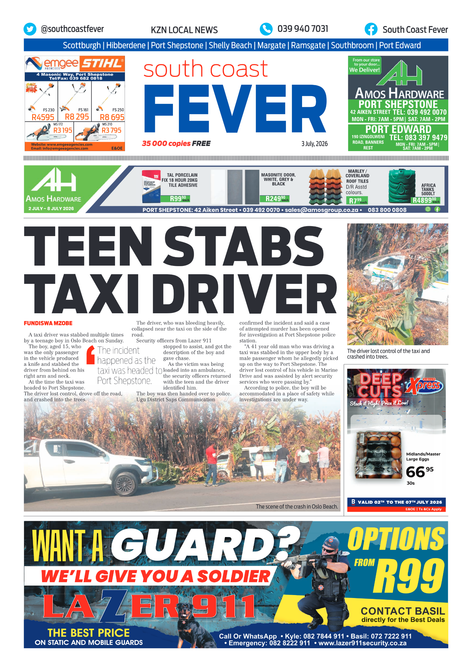 SCF 3 July page 1
