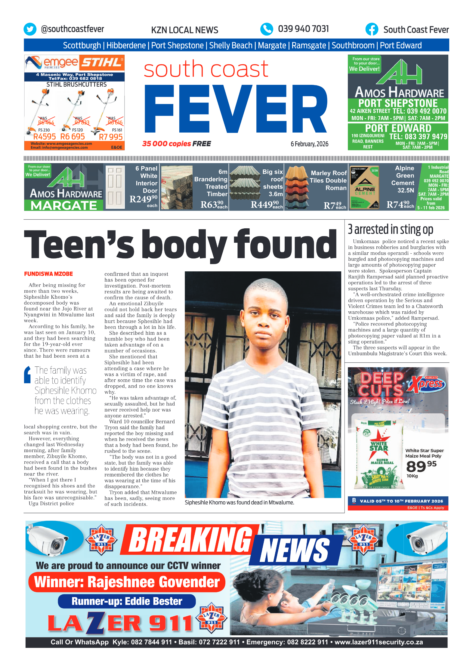 SCF 6 Feb page 1