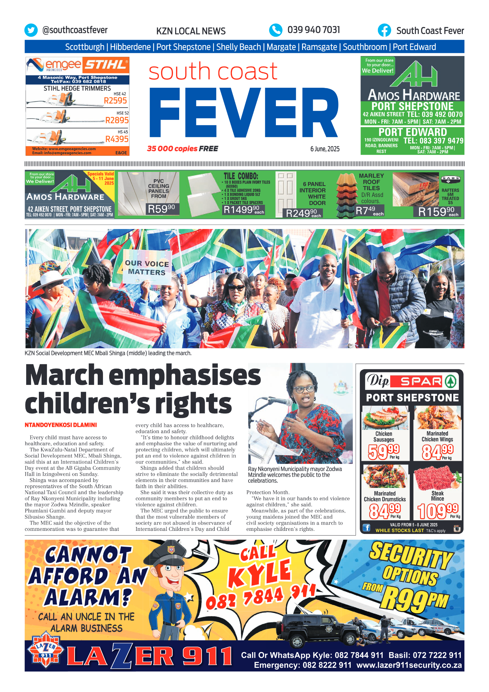 SCF 6 June page 1