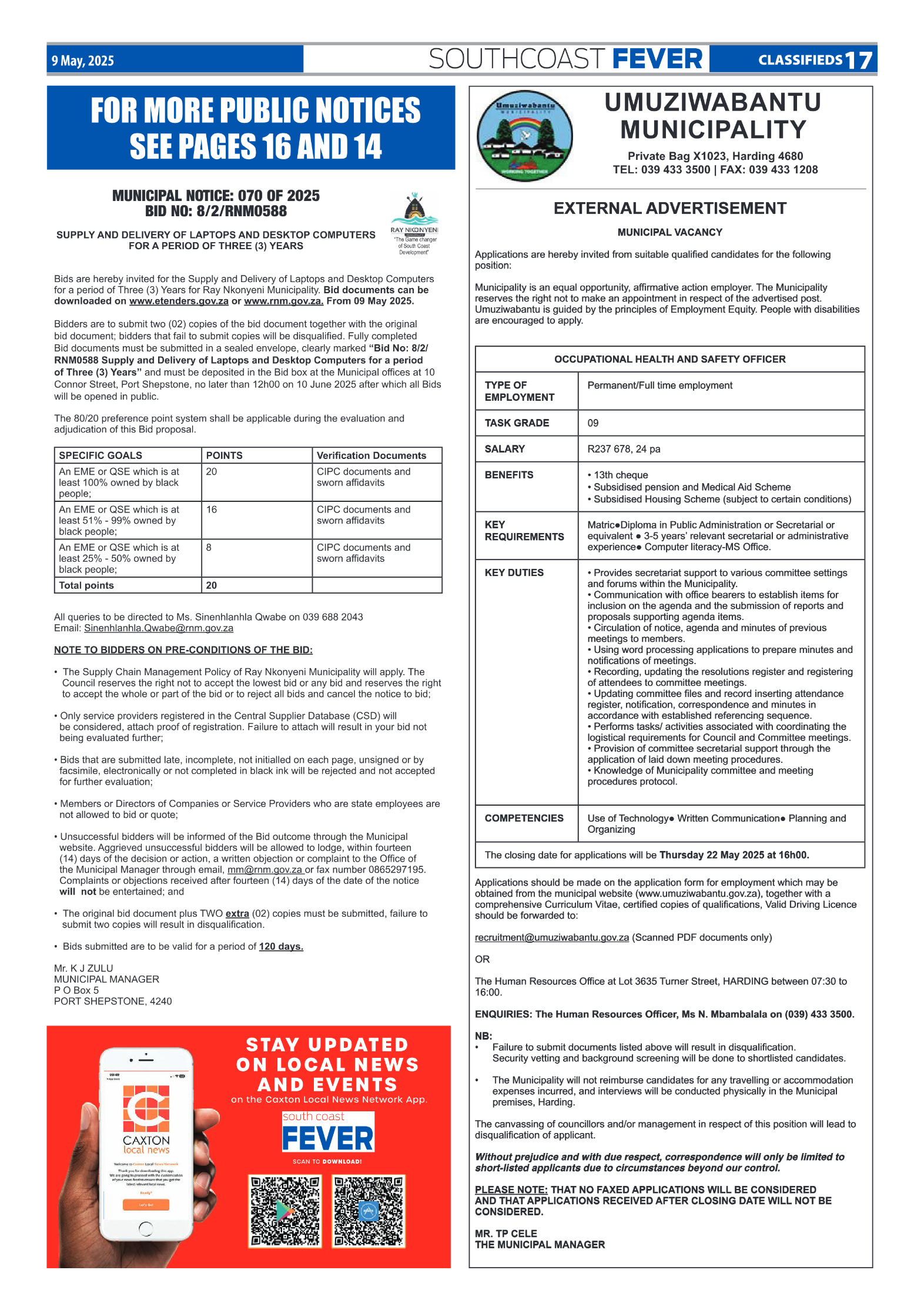 SCF 9 May page 17