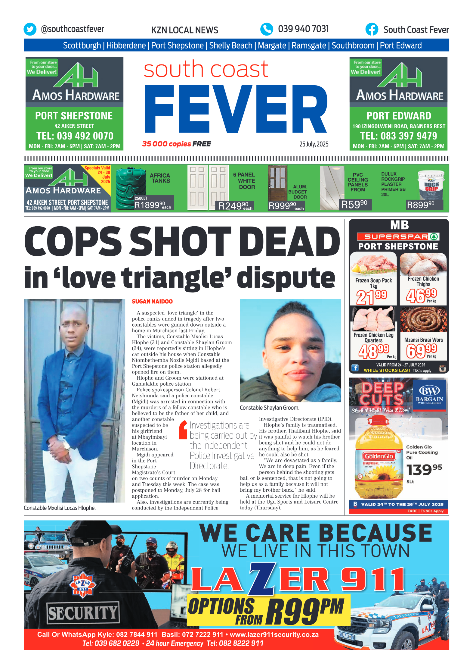 SCF 25 July page 1