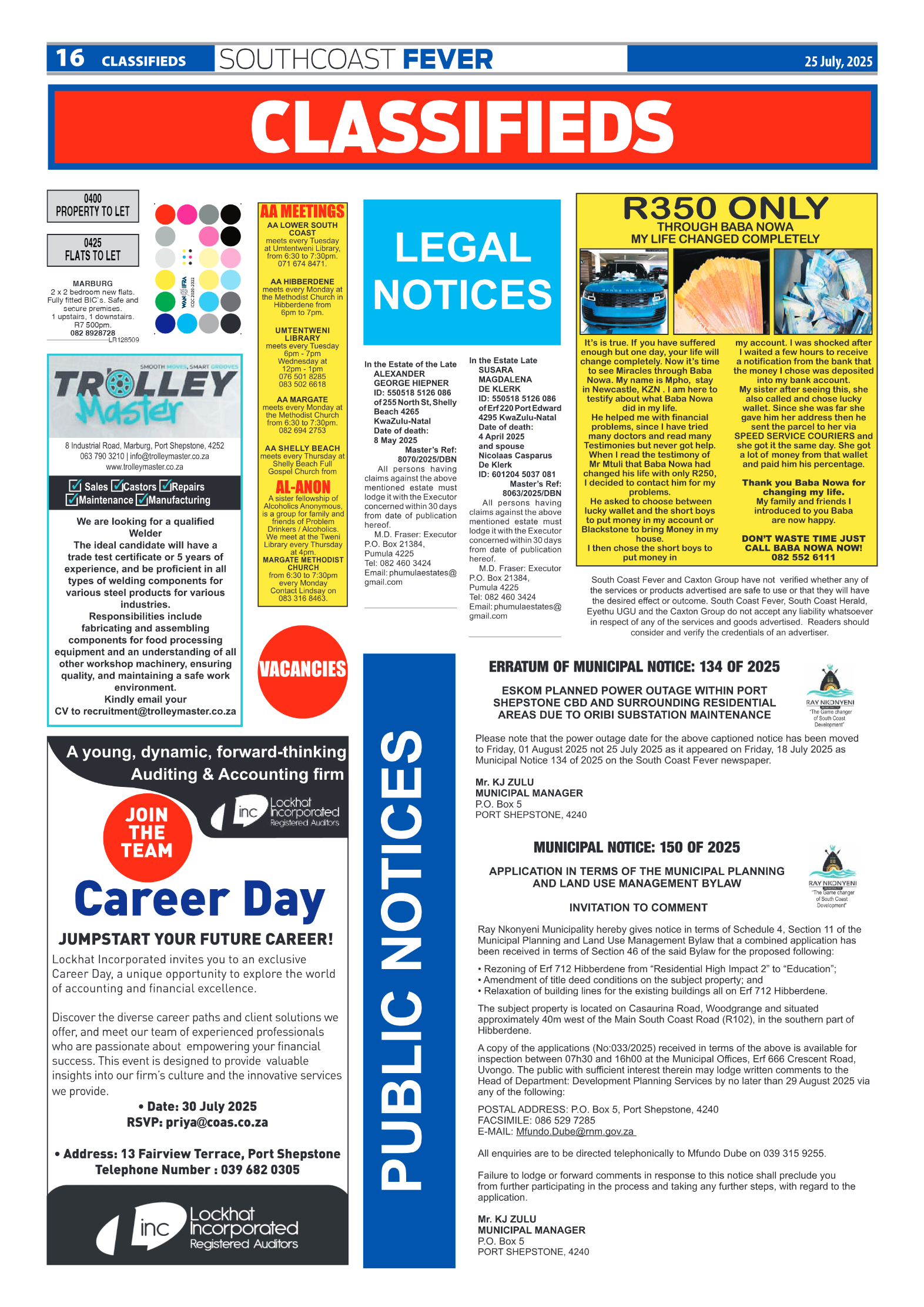 SCF 25 July page 16