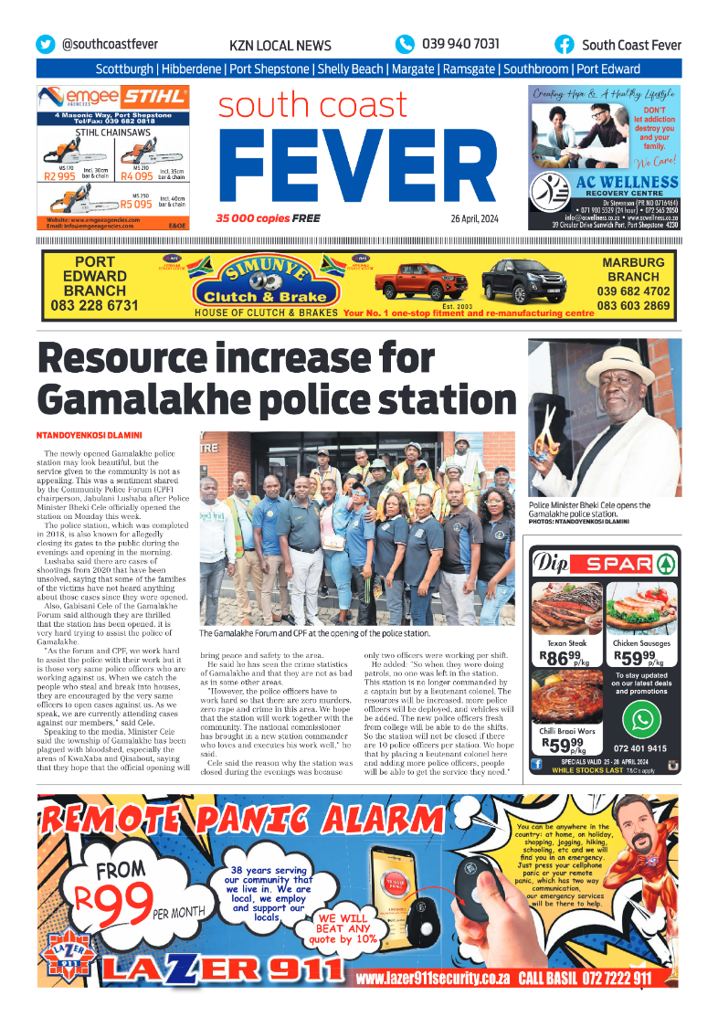 SC Fever 26 April 2024 page 1