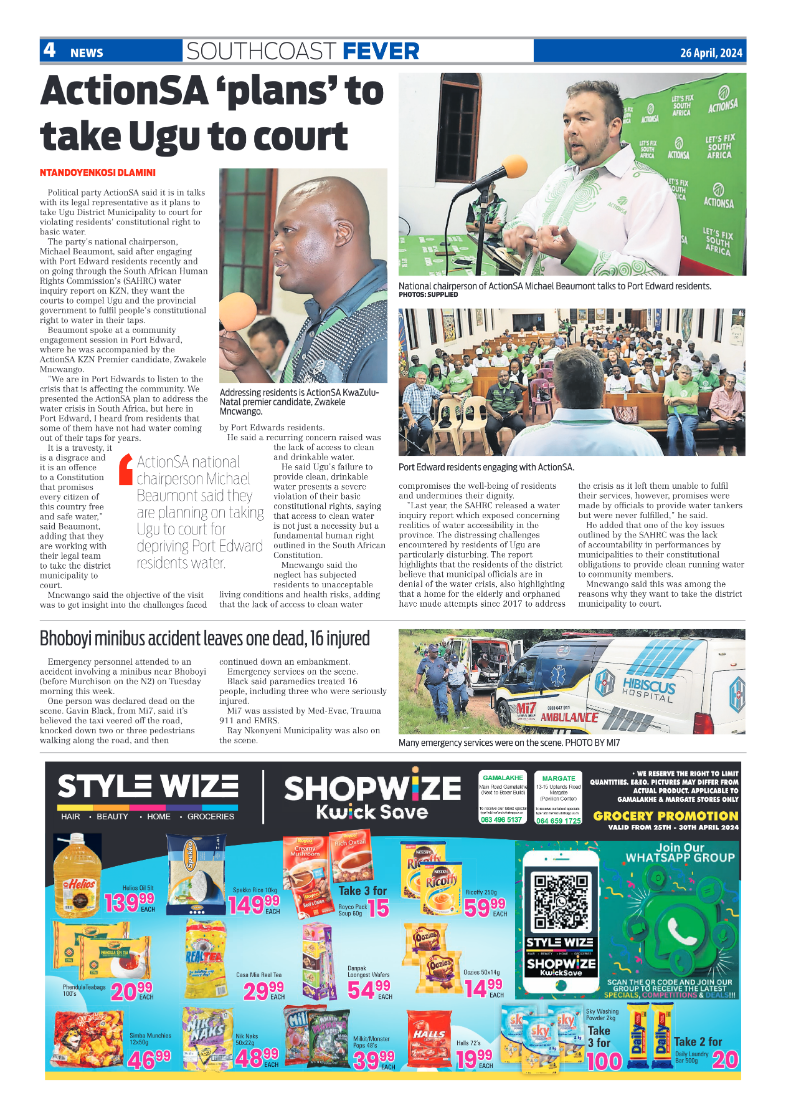 SC Fever 26 April 2024 page 4