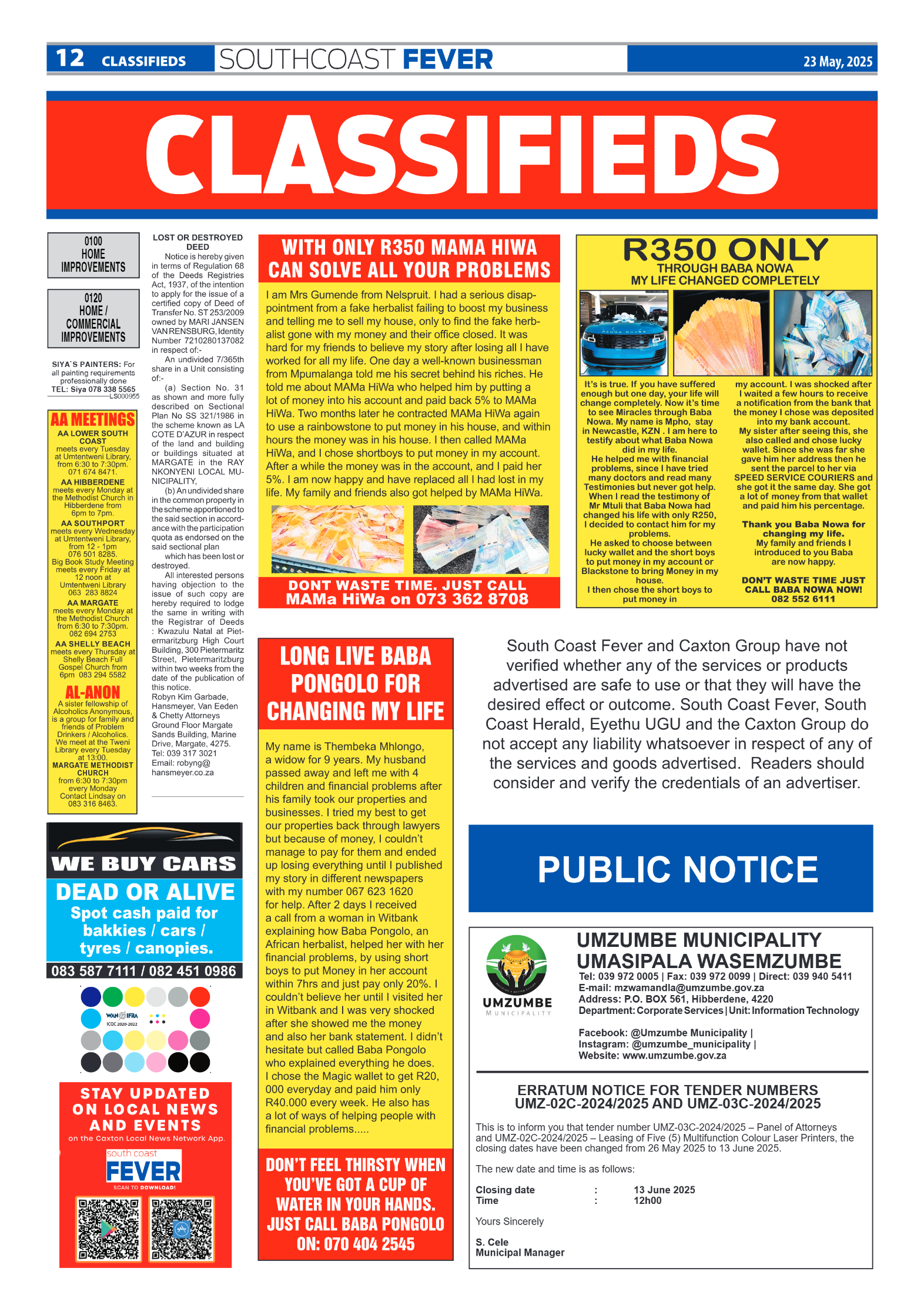 South Coast Fever May23 2025 page 12