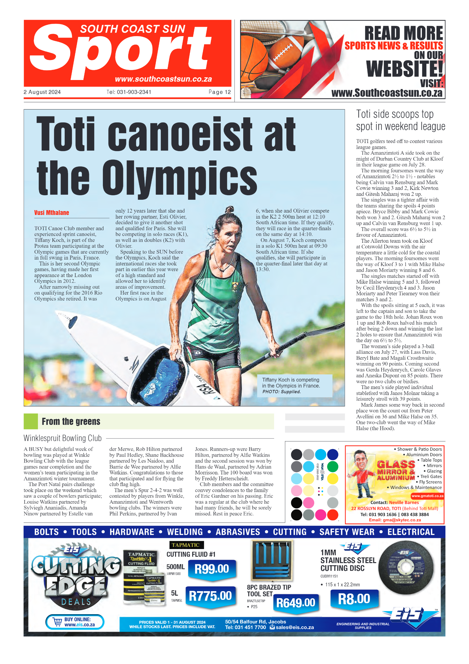 South Coast Sun 2 August 2024 page 8
