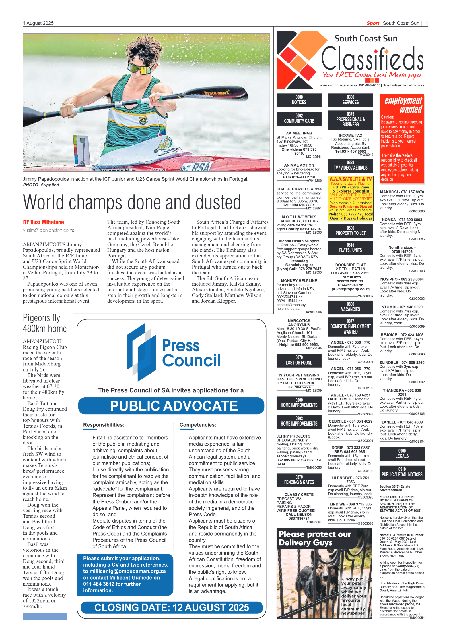 South Coast Sun 01 August 2025 page 10