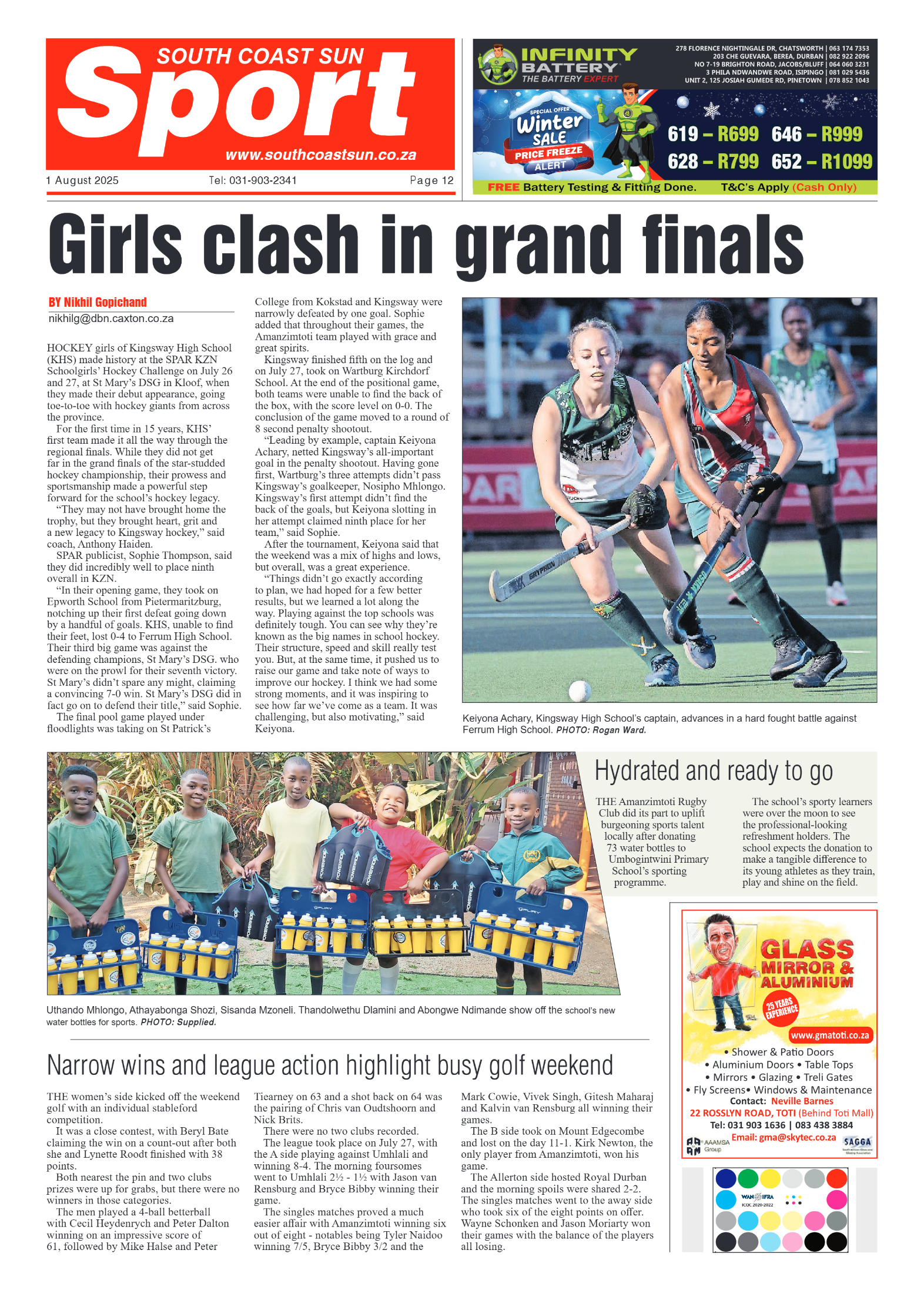 South Coast Sun 01 August 2025 page 11