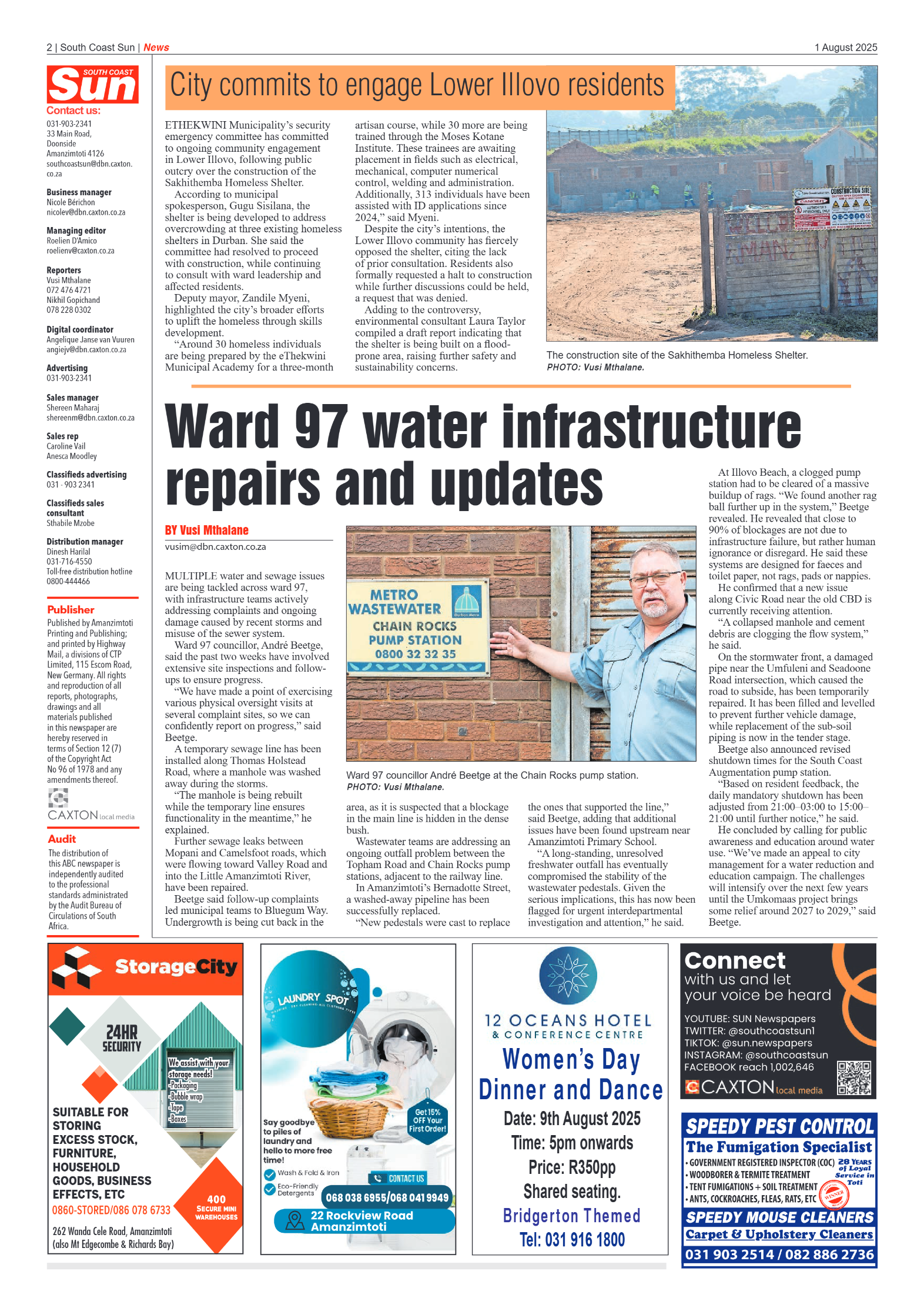 South Coast Sun 01 August 2025 page 2