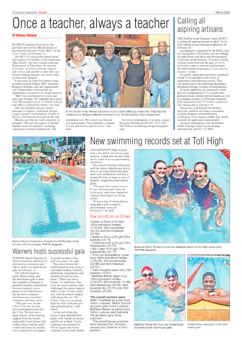 South Coast Sun 01 March 2024 page 10