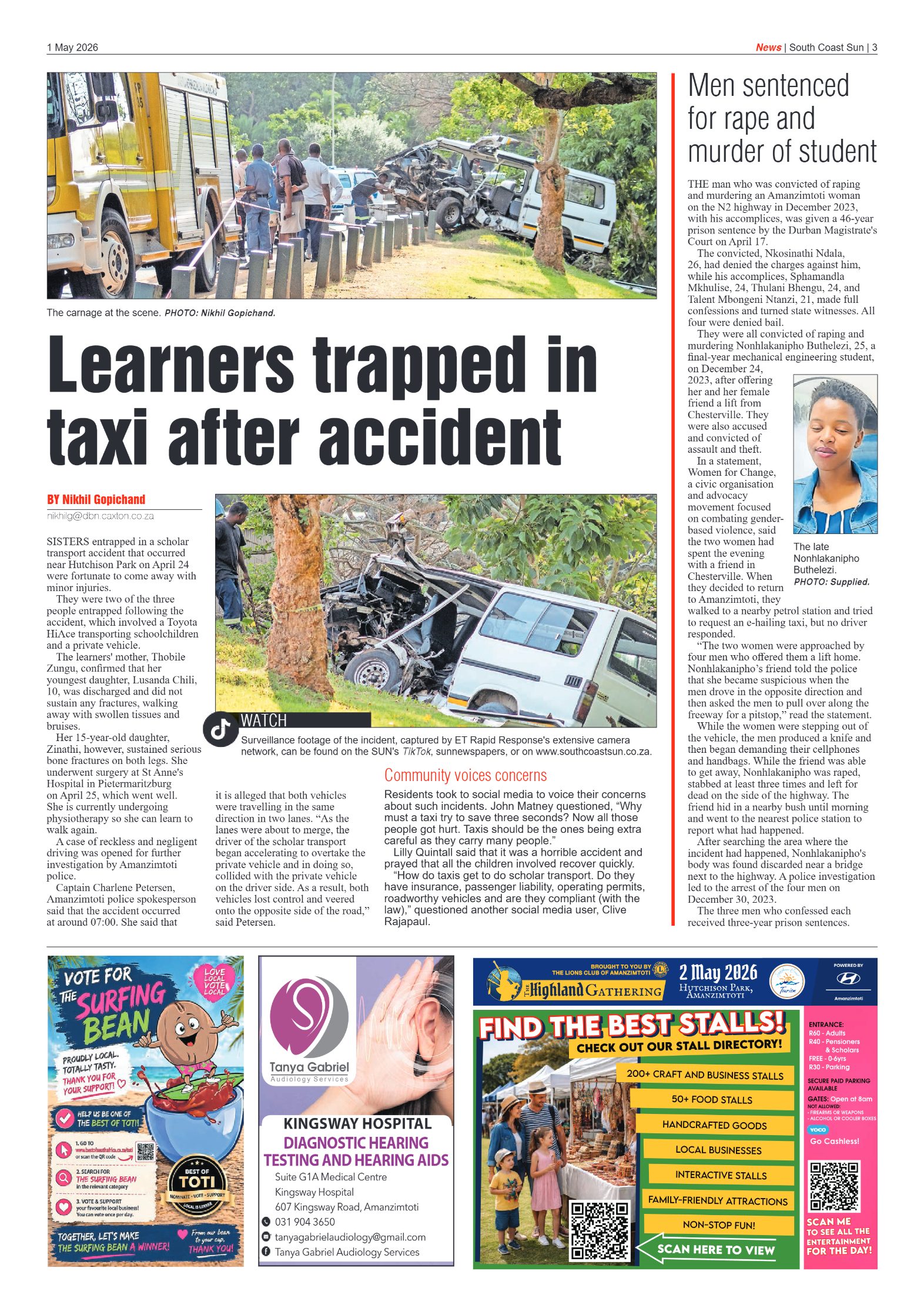 South Coast Sun 01 May 2026 page 3