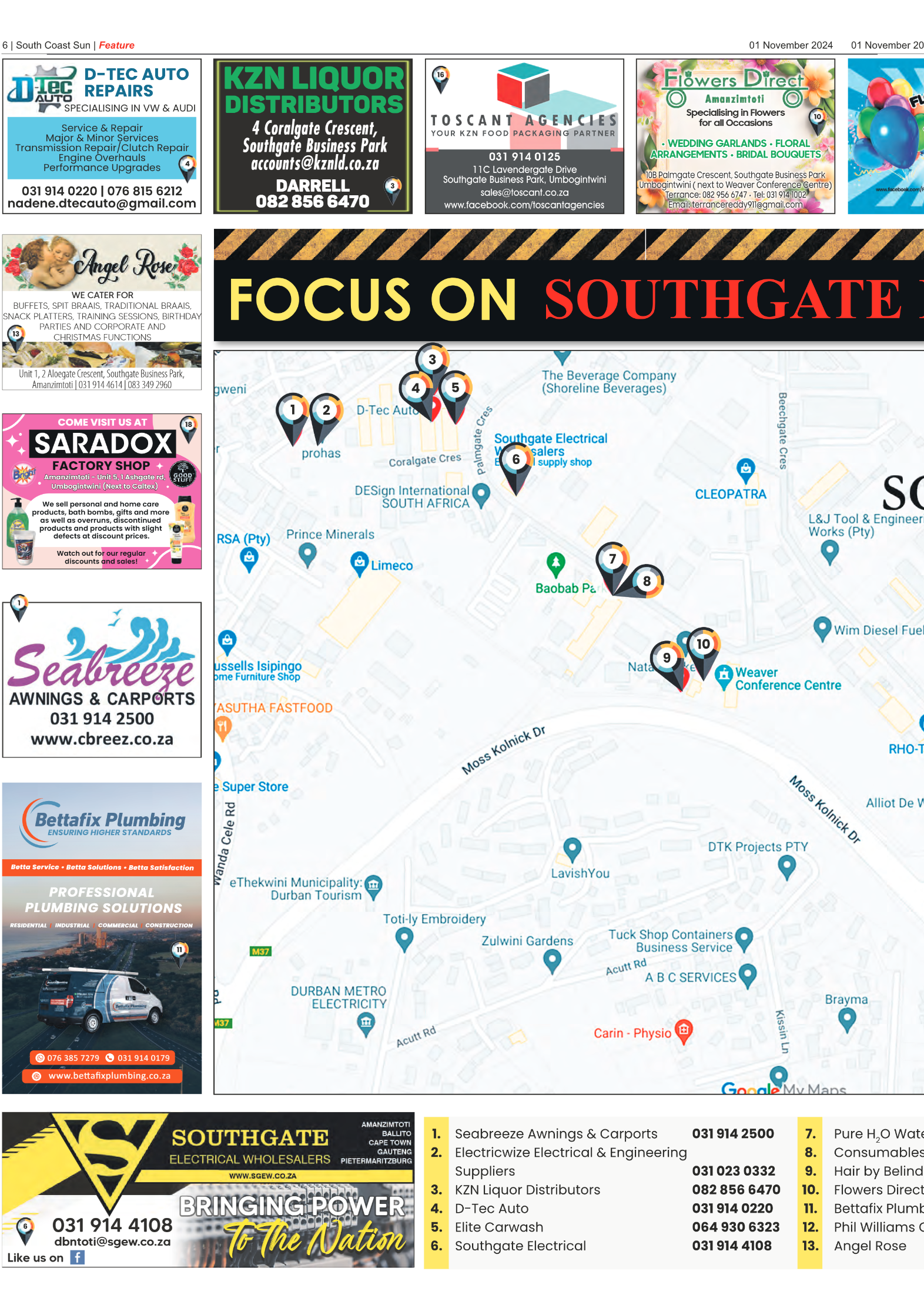 South Coast Sun 01 November 2024 page 6