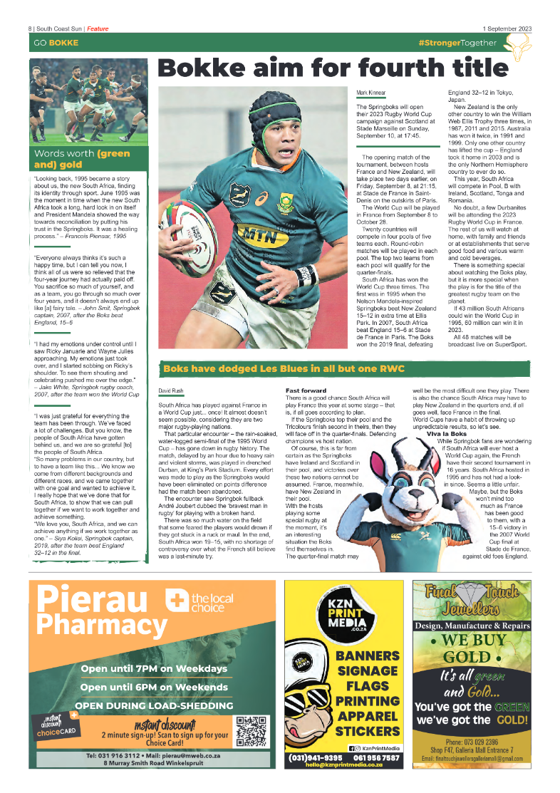 South Coast Sun 01 September 2023 page 8