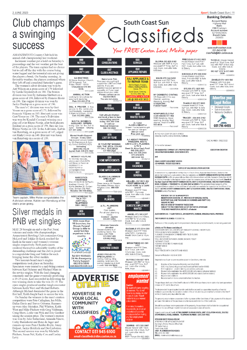South Coast Sun 02 June 2023 page 11