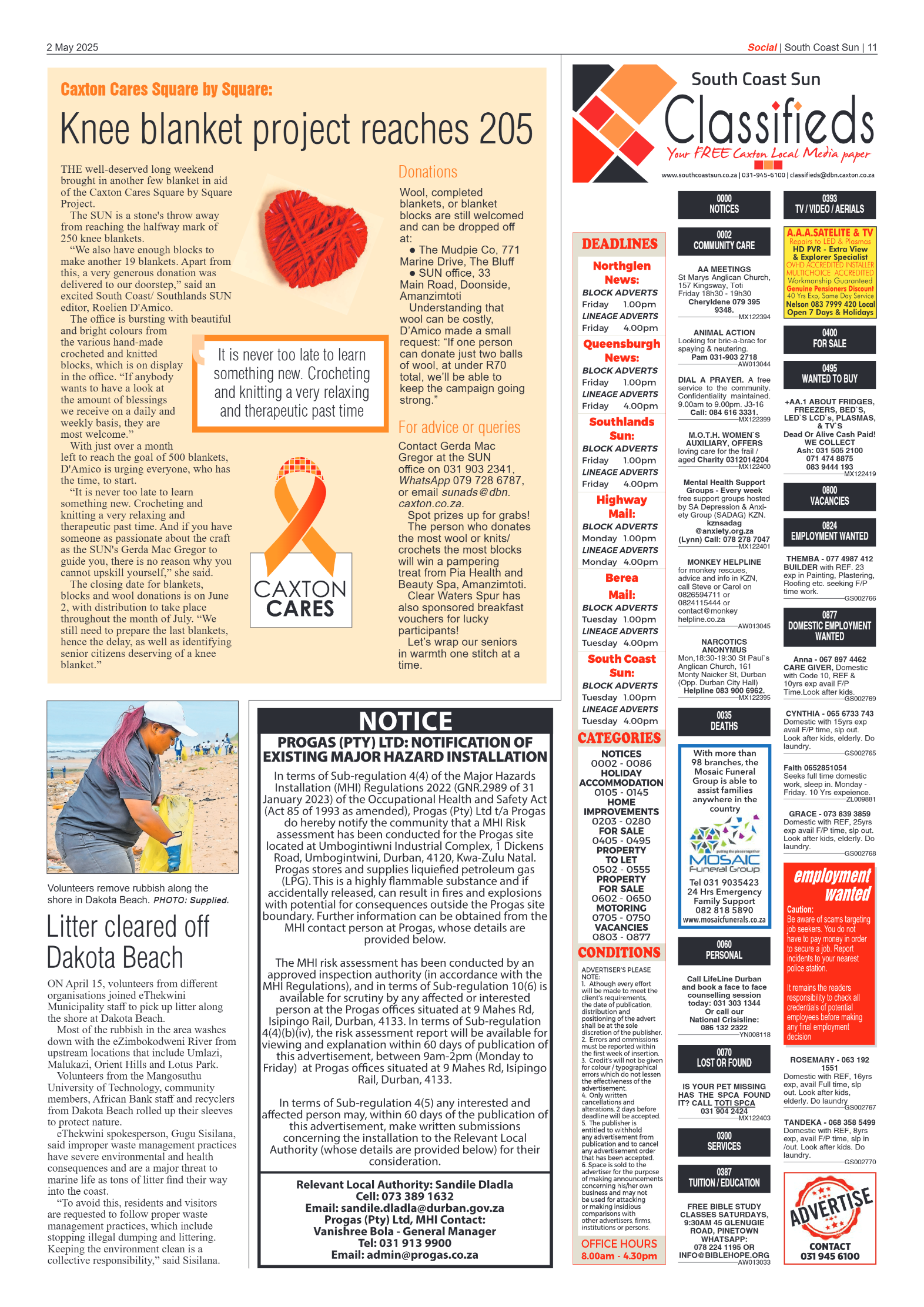 South Coast Sun 02 May 2025 page 11