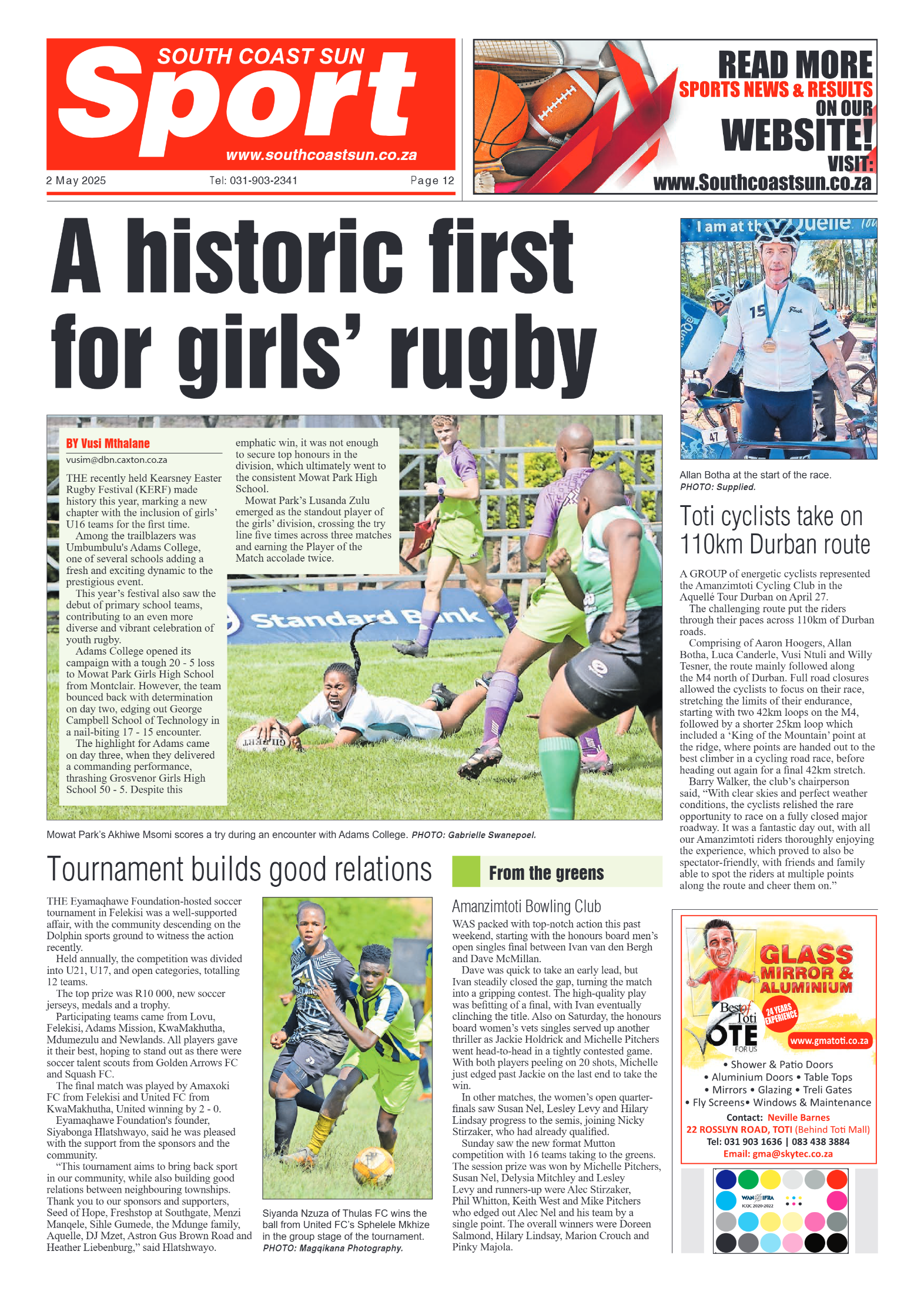 South Coast Sun 02 May 2025 page 12