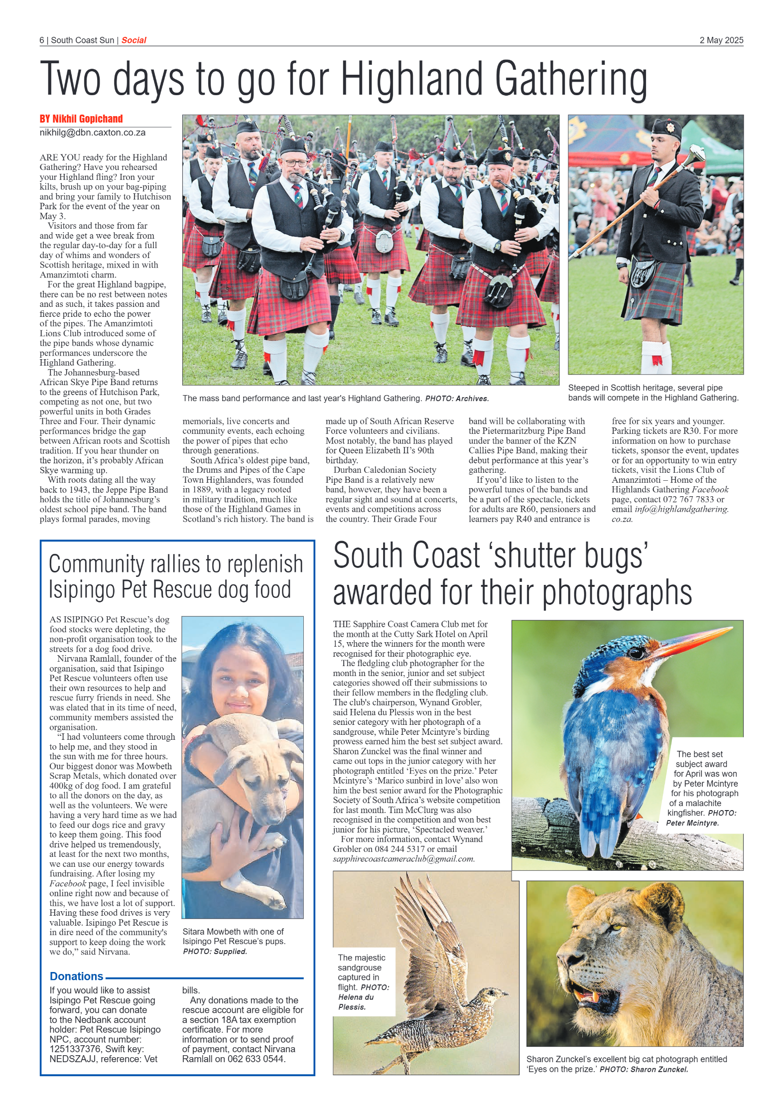South Coast Sun 02 May 2025 page 6