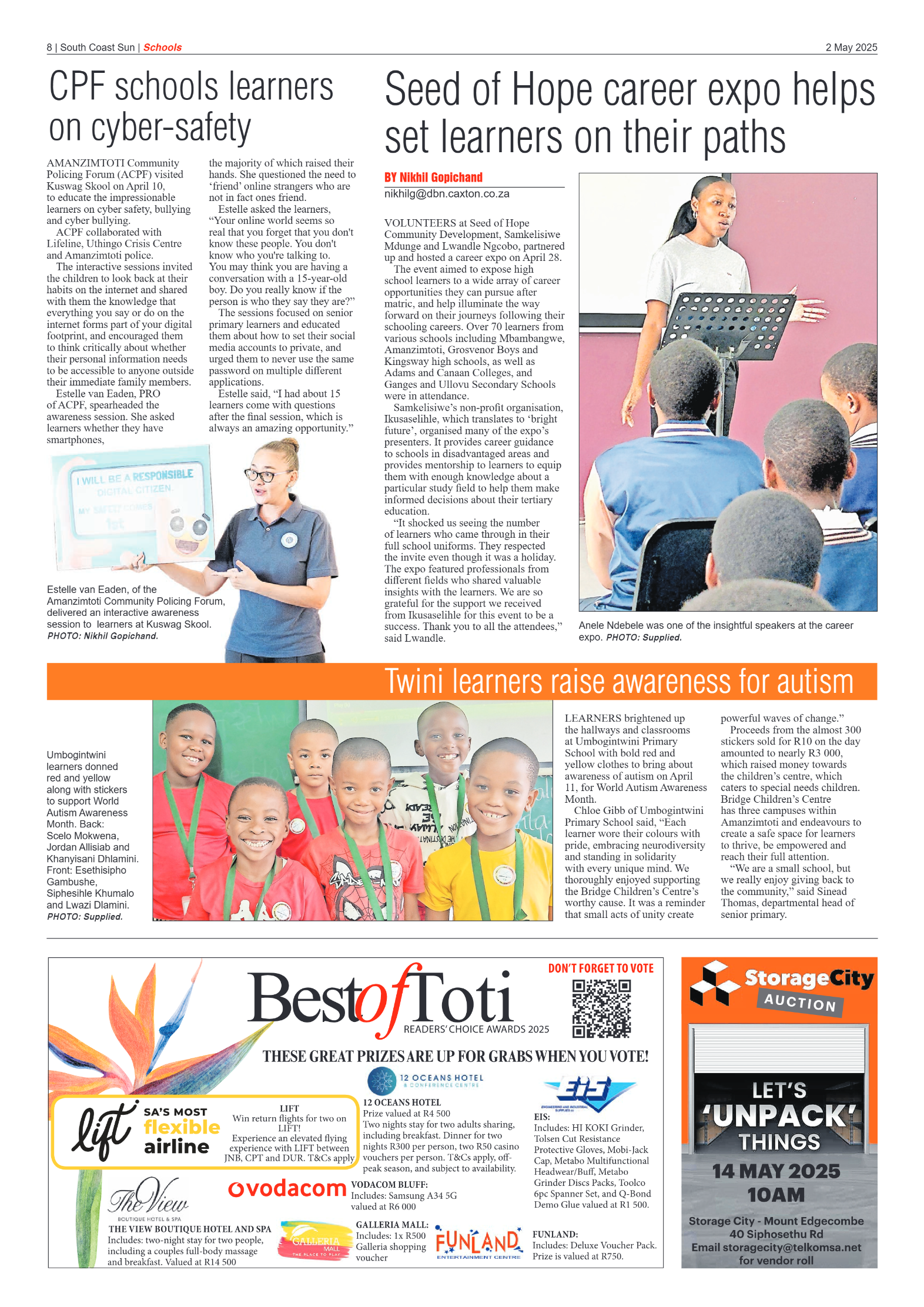 South Coast Sun 02 May 2025 page 8