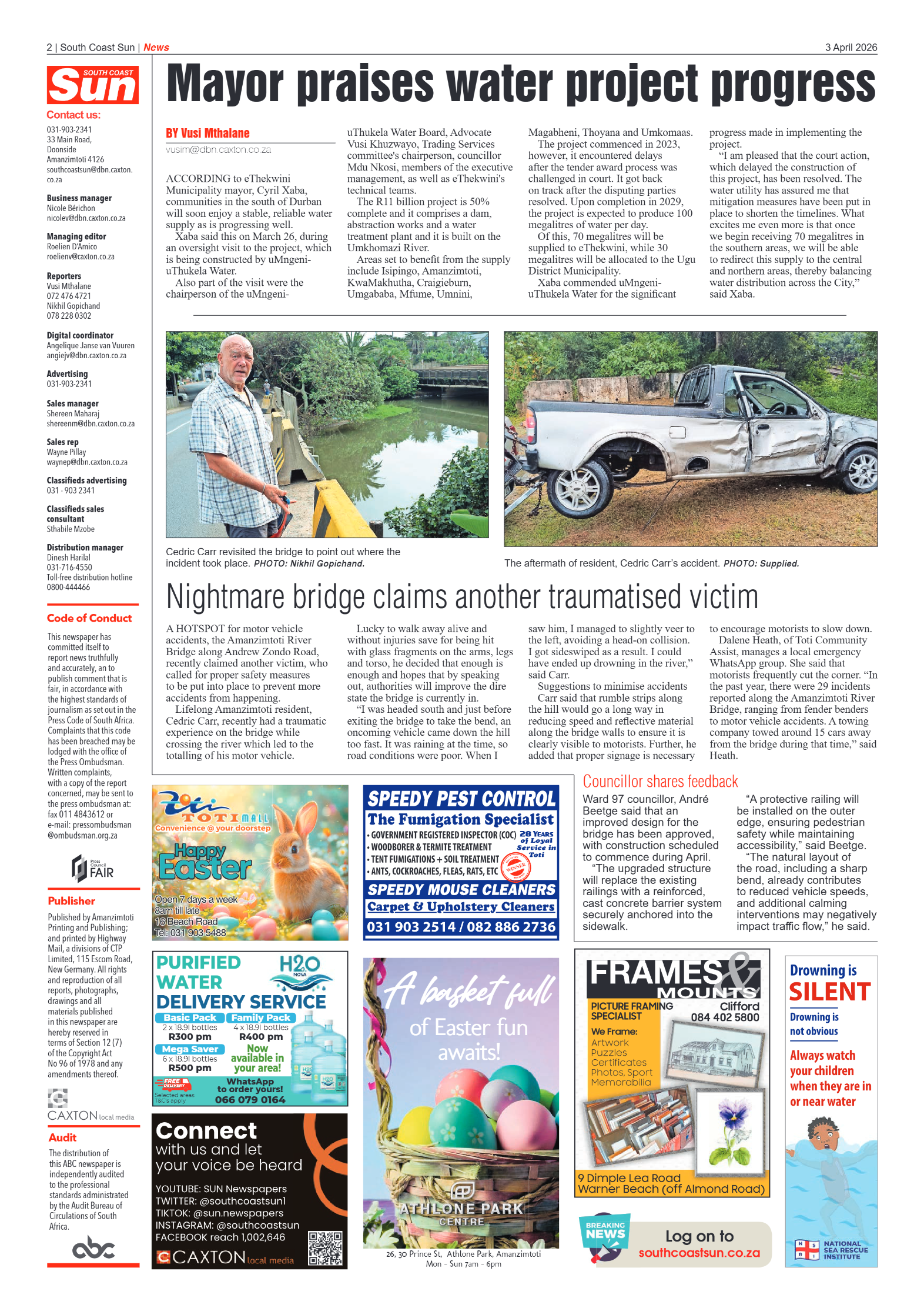 South Coast Sun 03 April 2026 page 2
