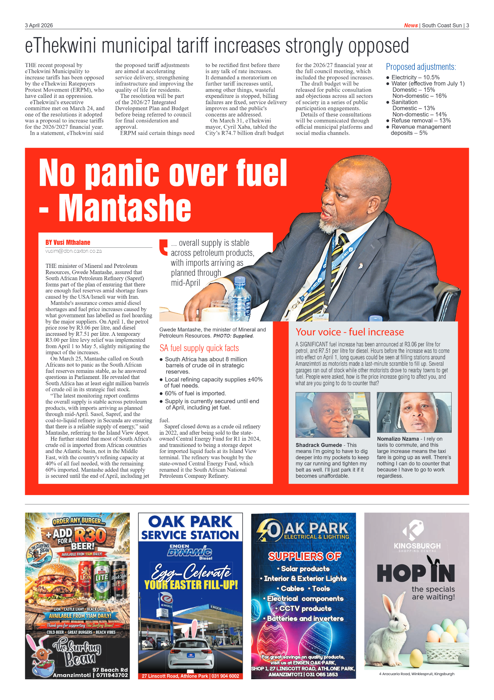 South Coast Sun 03 April 2026 page 3