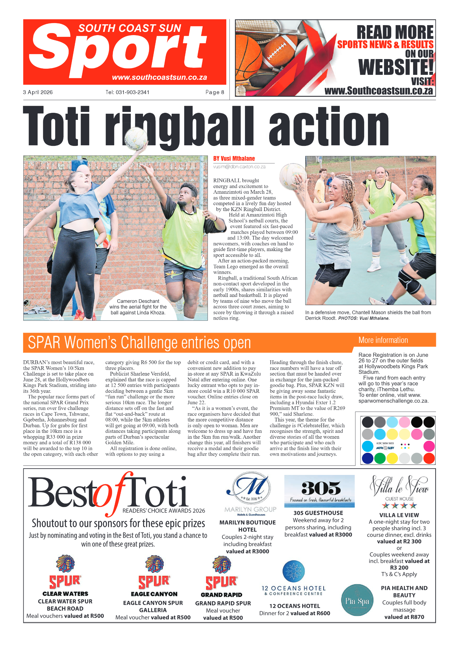 South Coast Sun 03 April 2026 page 8
