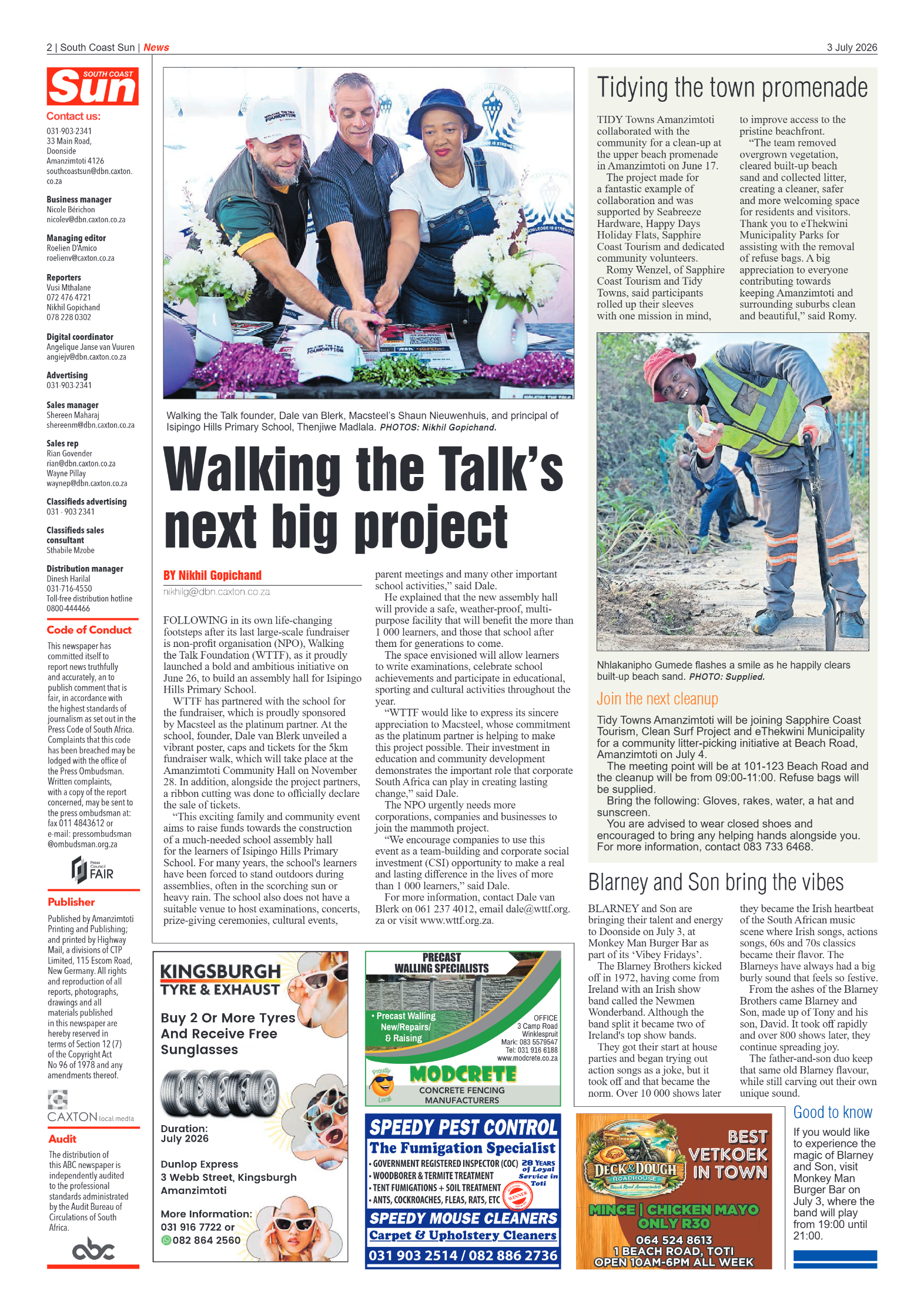 South Coast Sun 03 July 2026 page 2