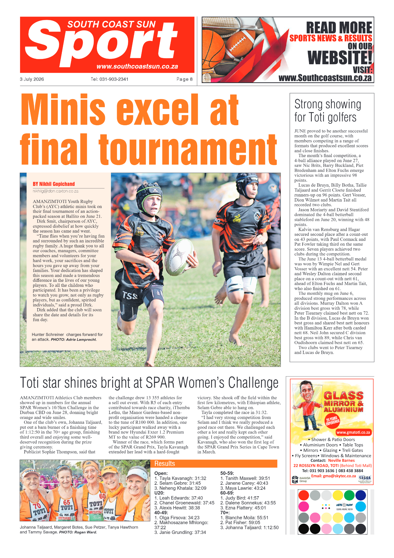 South Coast Sun 03 July 2026 page 8