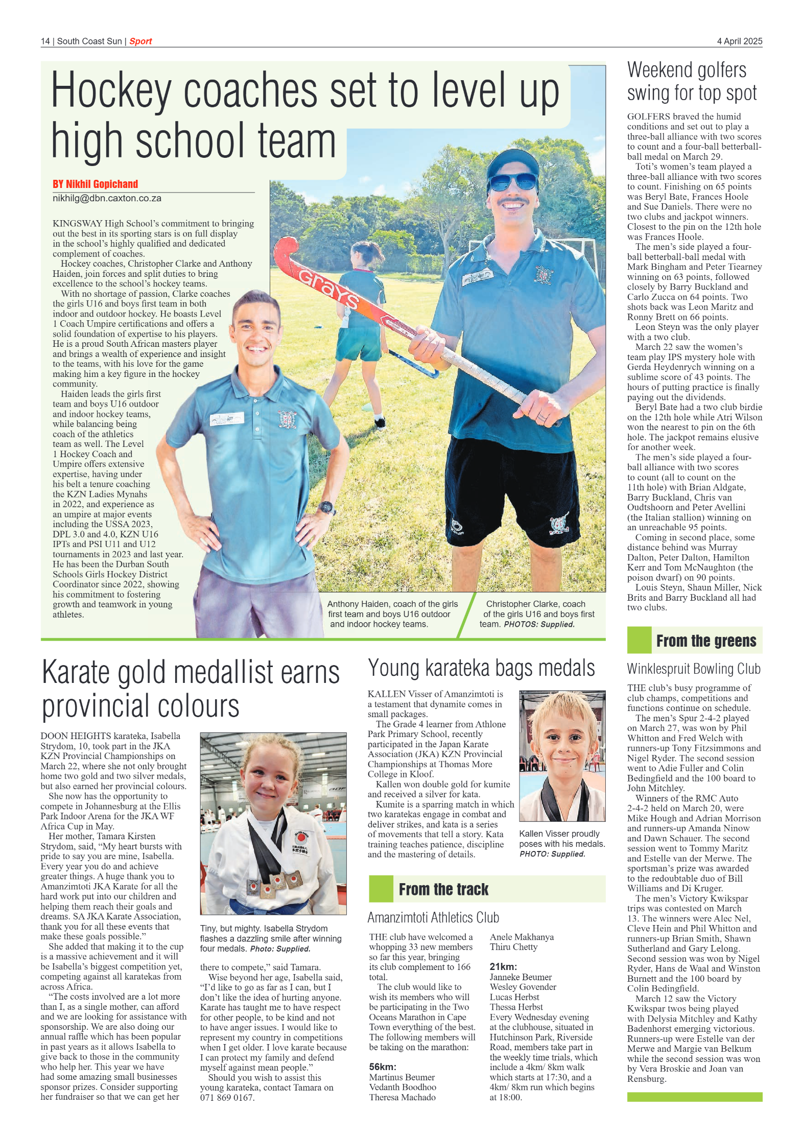 South Coast Sun 04 April 2025 page 14