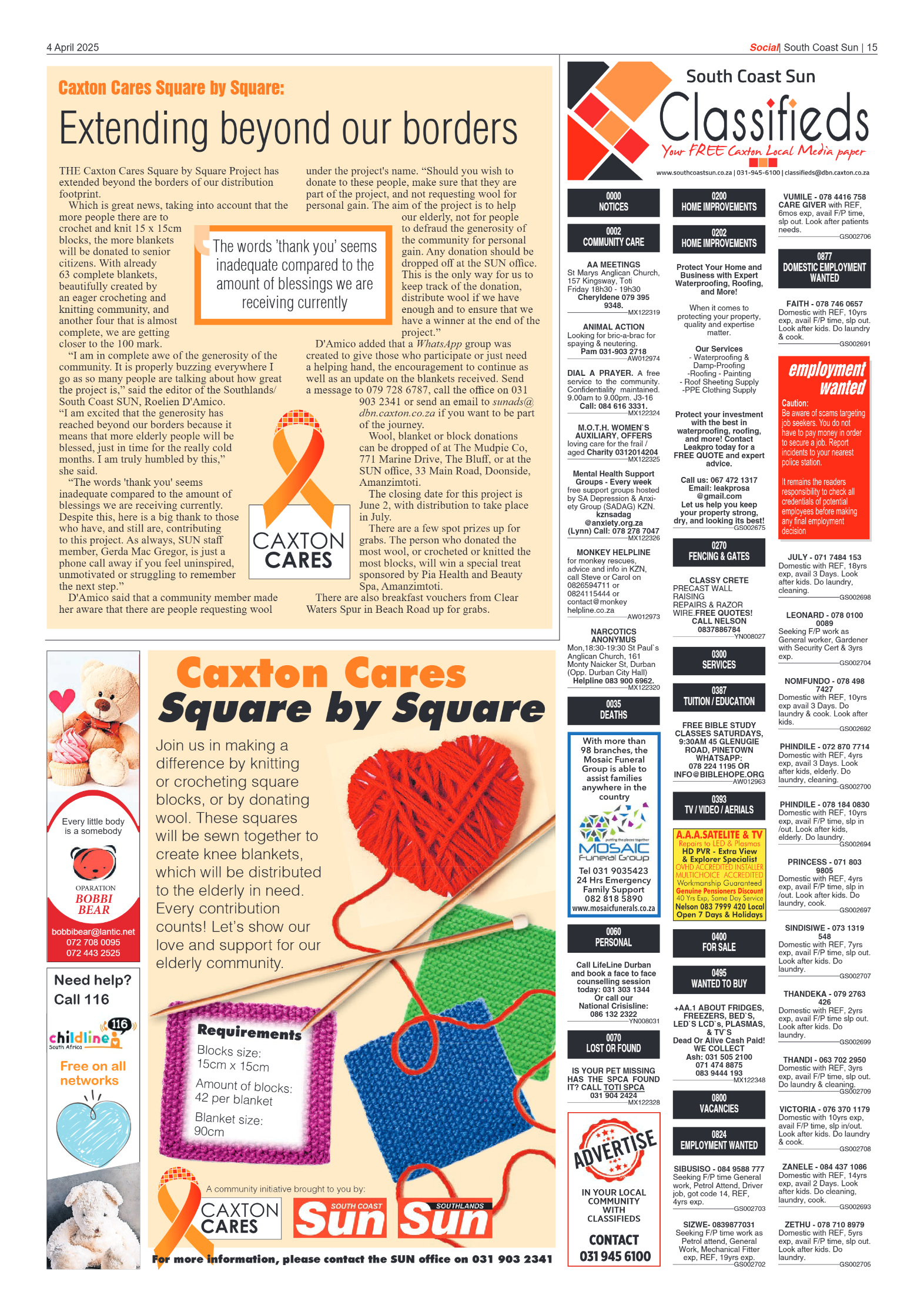 South Coast Sun 04 April 2025 page 15