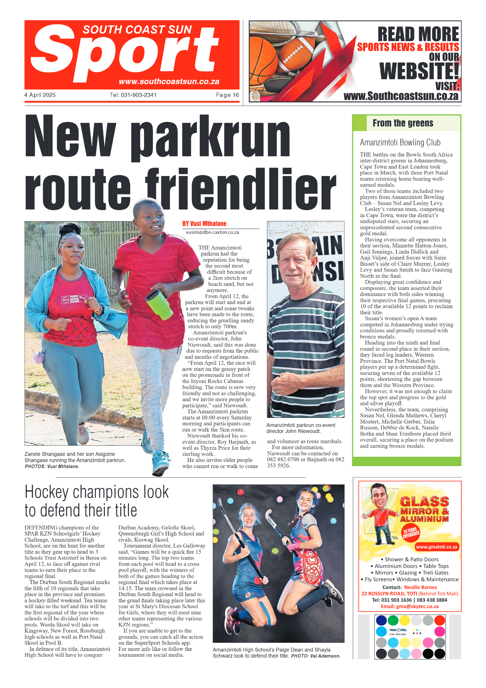 South Coast Sun 04 April 2025 page 16