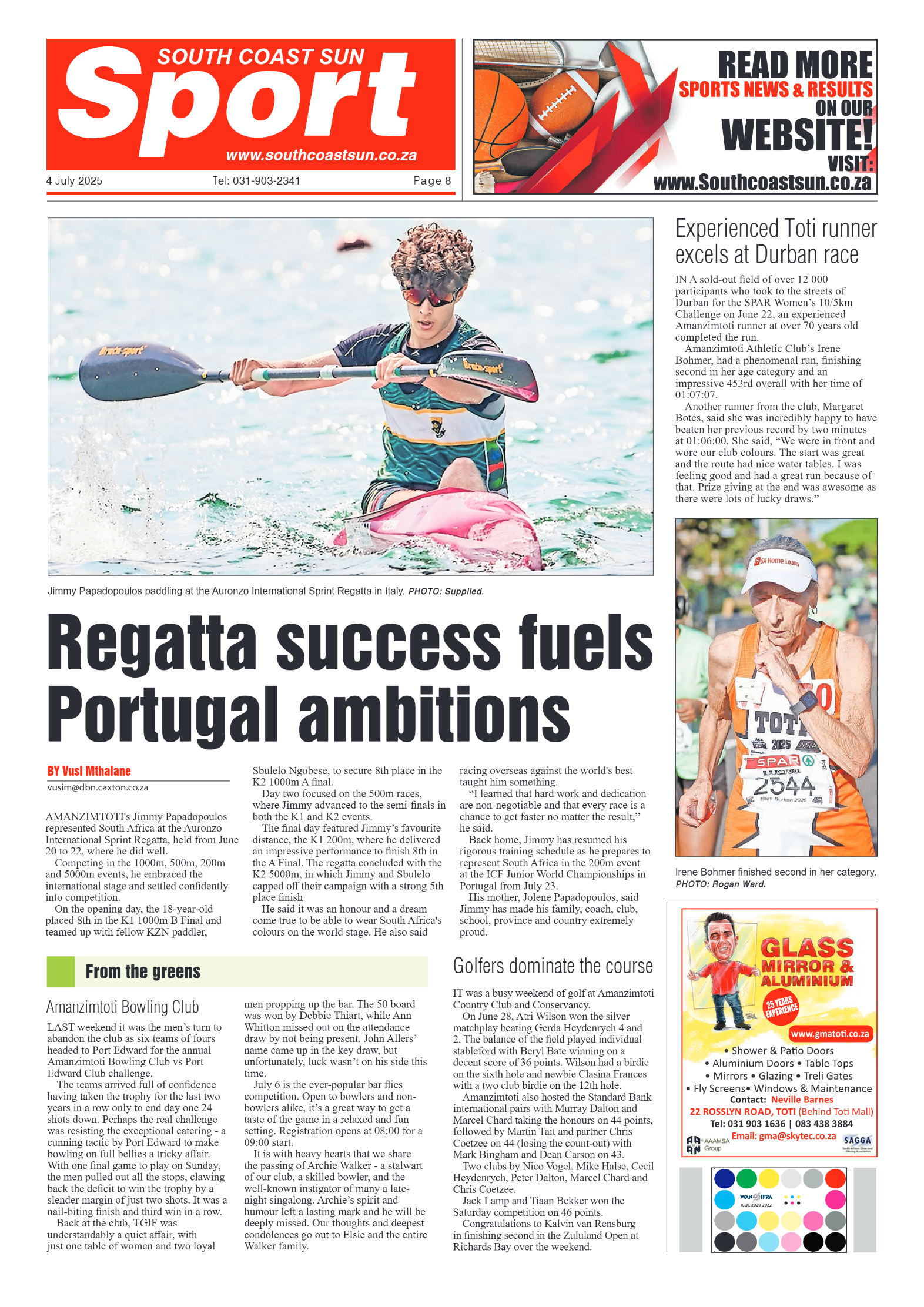 South Coast Sun 04 July 2025 page 8